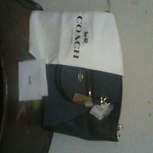 An authentic coach handbag